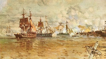La Vuelta de Obligado es la batalla terrestre y naval librada el 20 de noviembre de 1845 entre la Confederación Argentina y una alianza anglofrancesa