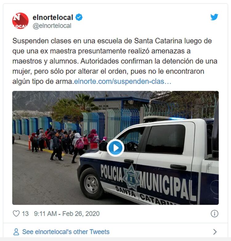 Maestra amenaza a maestros y tutores en escuela primaria de Monterrey (Foto: Twitter)