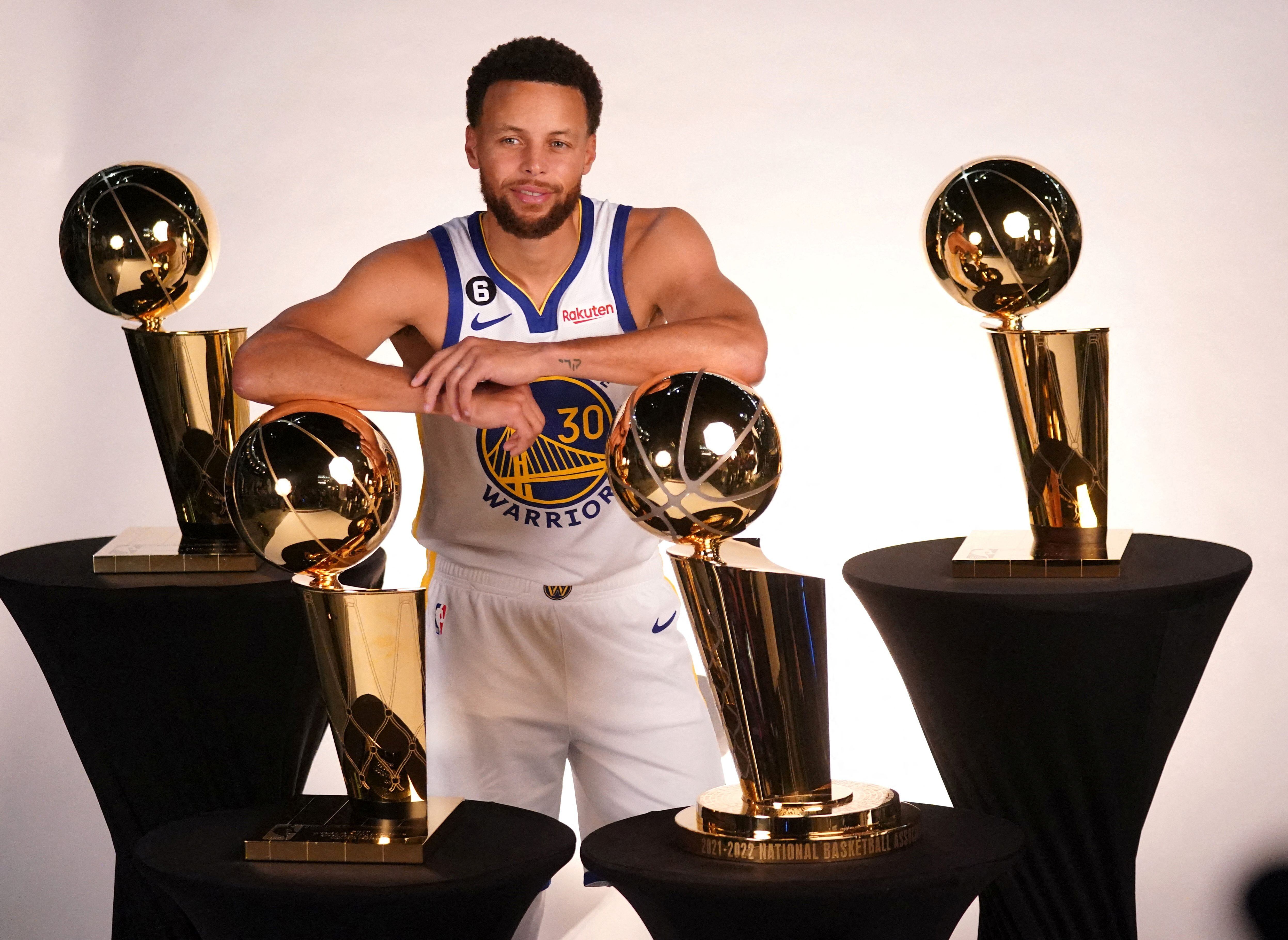 Stpehen Curry, ídolo y campeón en Golden State Warriors (Cary Edmondson-USA TODAY Sports) 