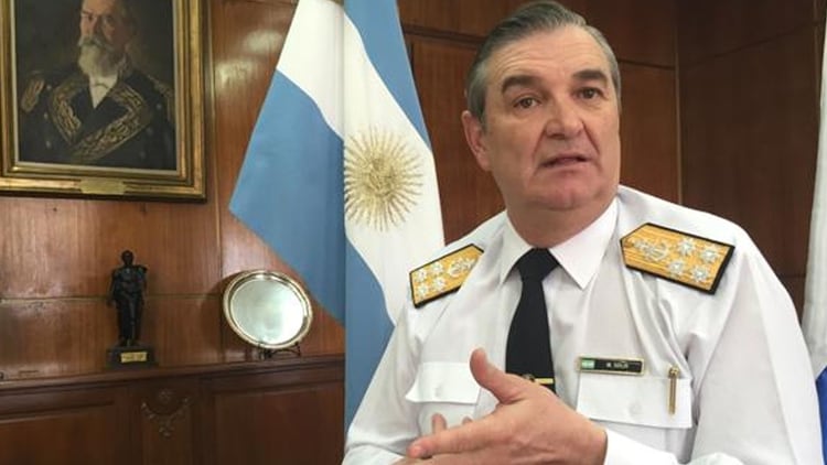 El ex jefe de la Armada, Marcelo Srur