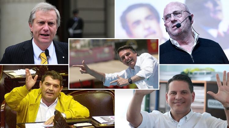 Jair Bolsonaro y cuatro dirigentes latinoamericanos que buscan seguir sus pasos