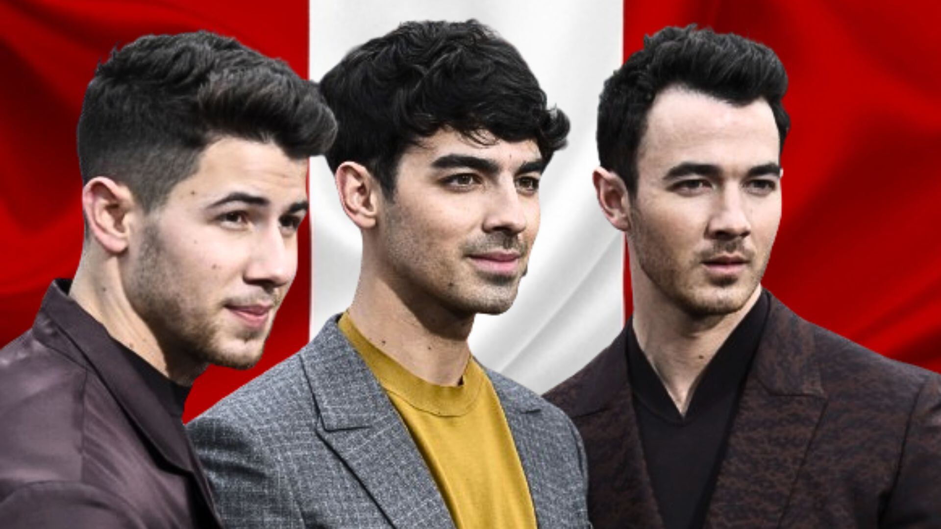 Jonas Brothers darán concierto en Lima el próximo domingo 21 de abril. Composición Infobae Perú