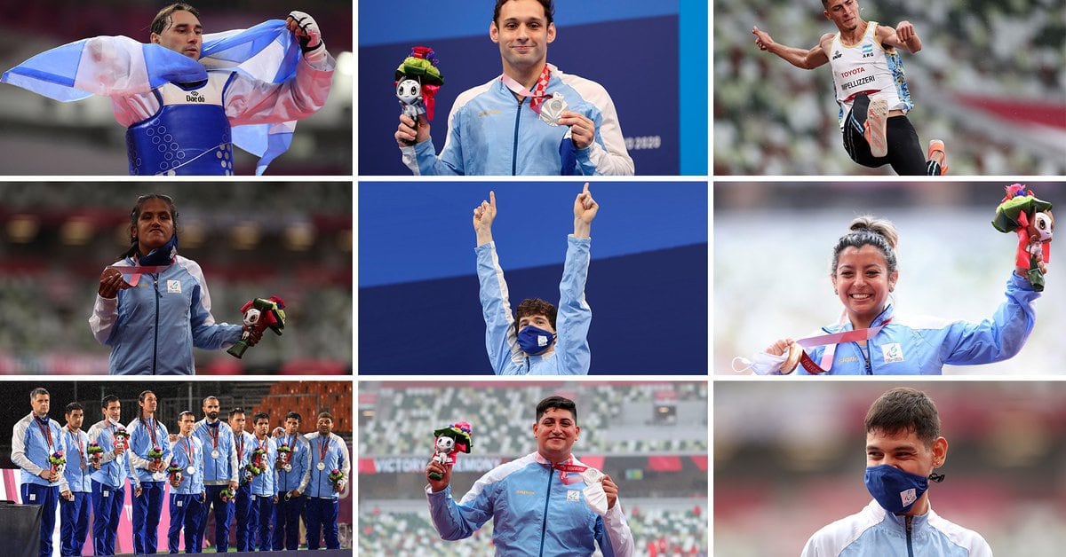 Die 9 Medaillen, die Argentinien bei den Paralympischen Spielen in Tokio gewonnen hat