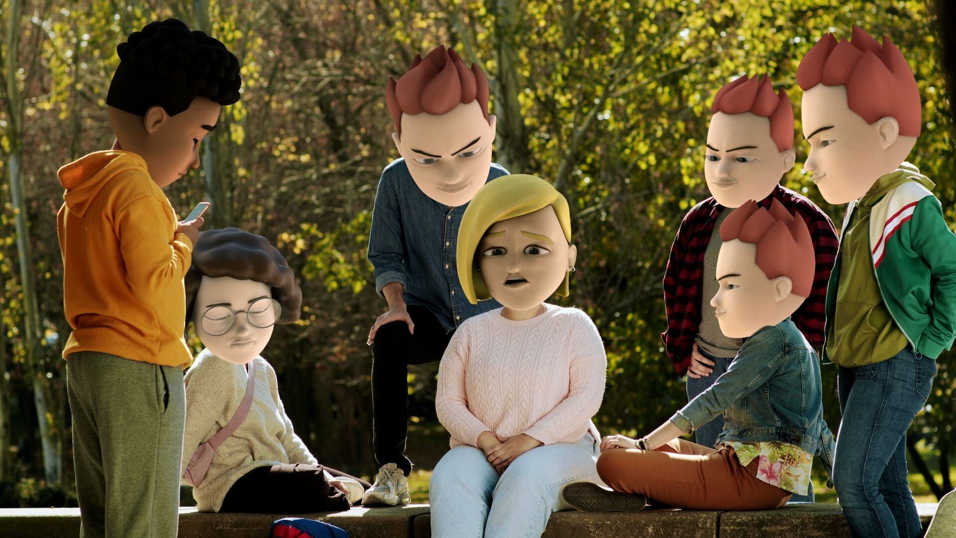 Parte de la campaña contra los haters en las redes (captura)