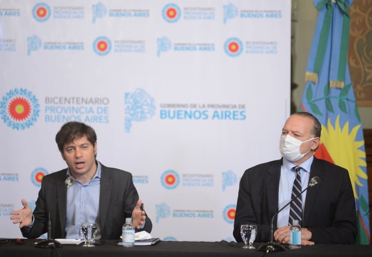 Axel Kicillof y Sergio Berni 