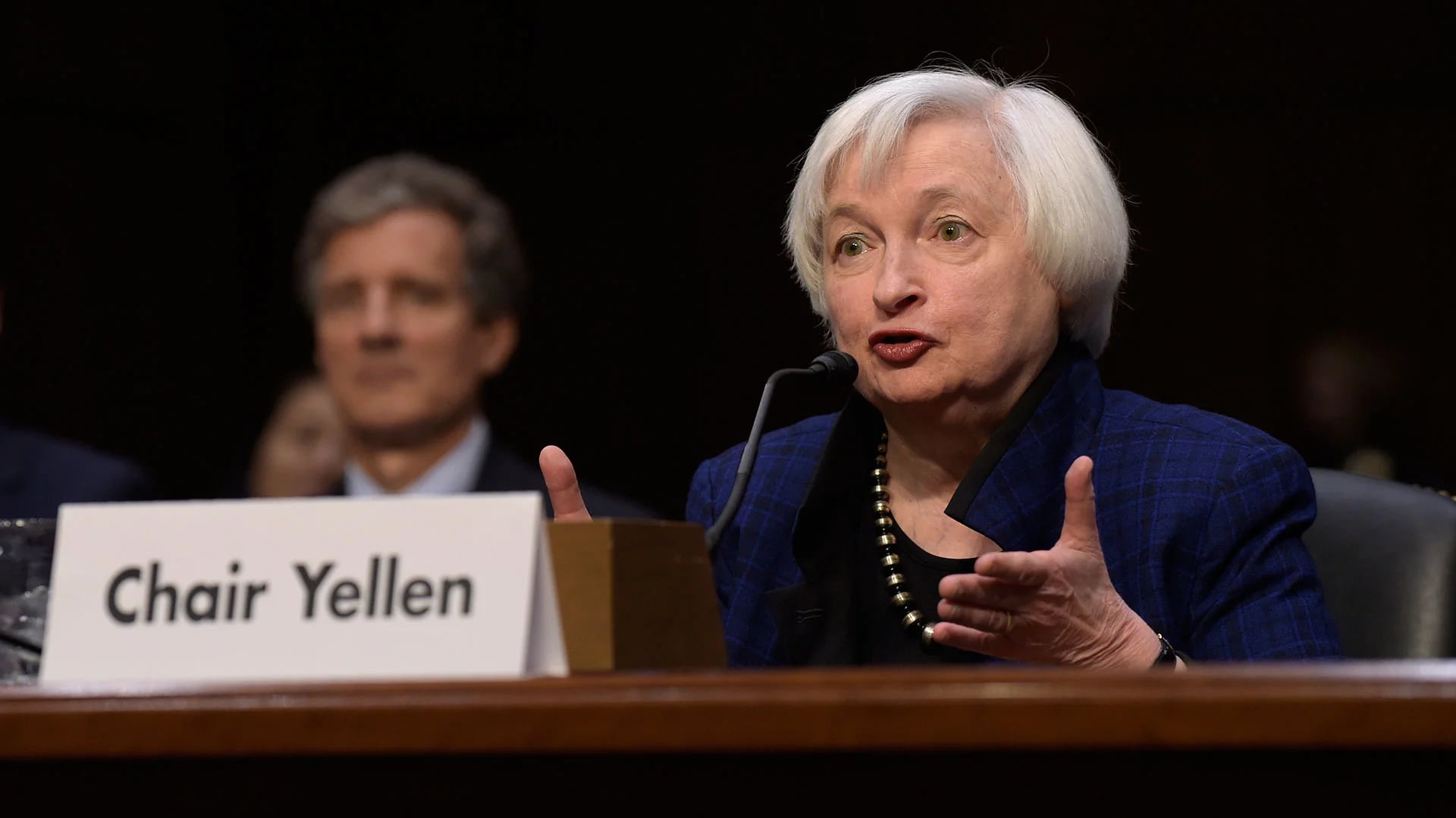 Janet Yellen, presidente de la Fed de EEUU.