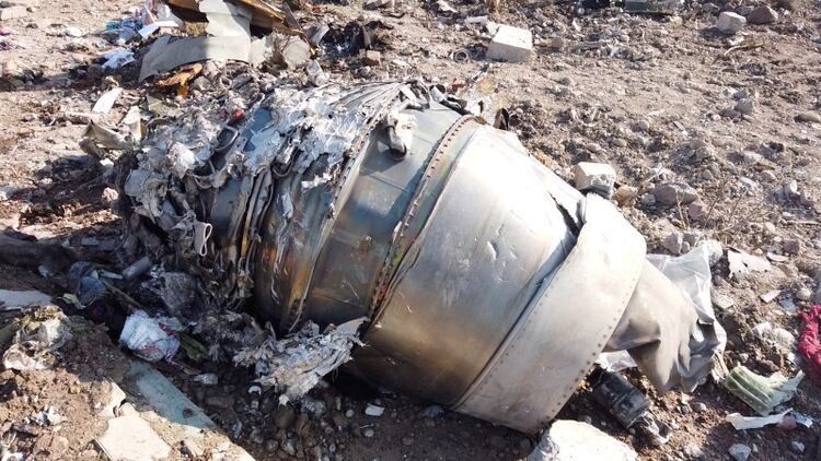 Los escombros del avión de Ukraine International Airlines (REUTERS)