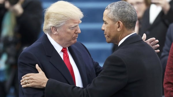 Donald Trump y Barack Obama