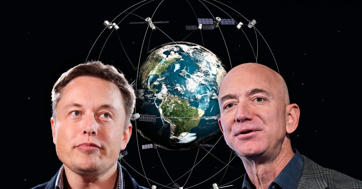 Shock of Titans in Space: The Puja between Musk and Bezos, the richest men in the world, now by satellite orbits