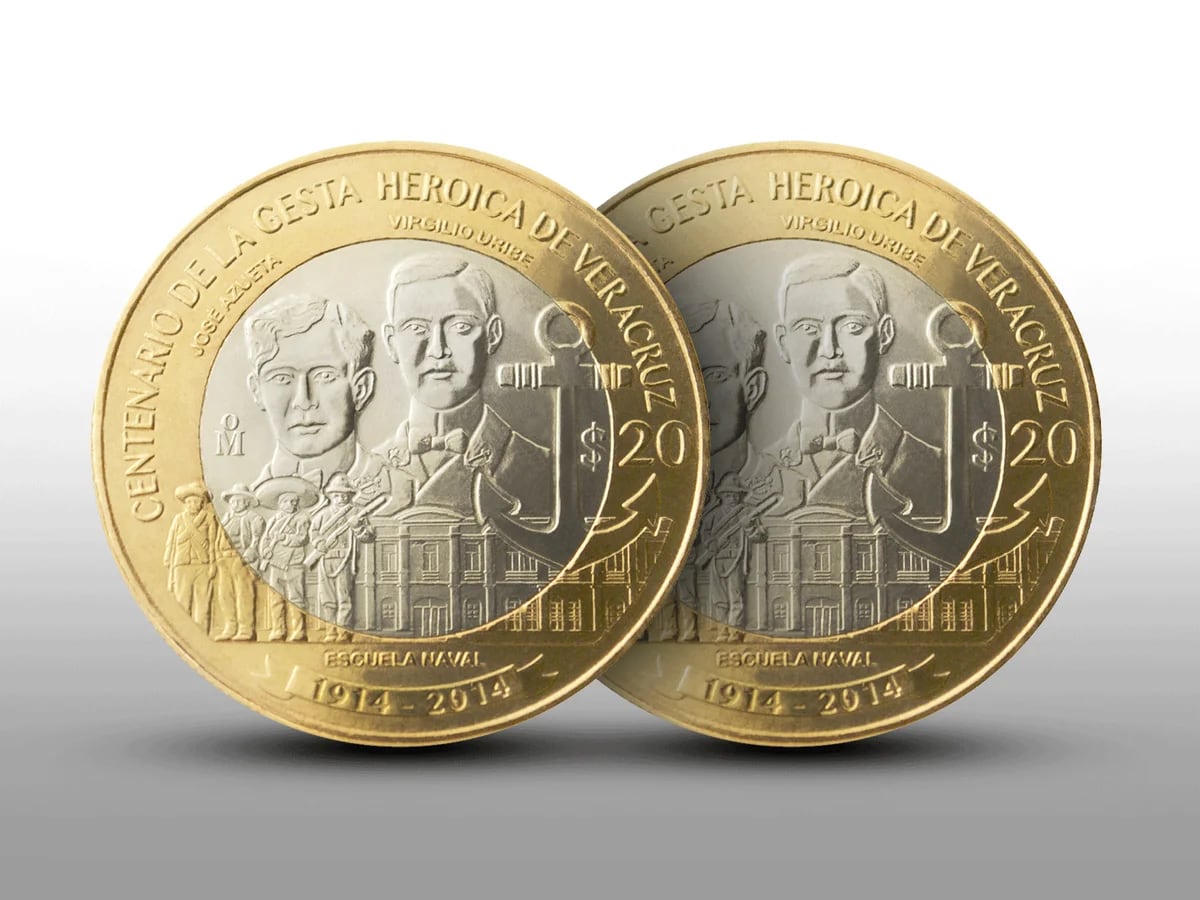 De qué está hecha la moneda conmemorativa de la gesta heroica de Veracruz  que se cotiza hasta en 50 mil pesos - Infobae