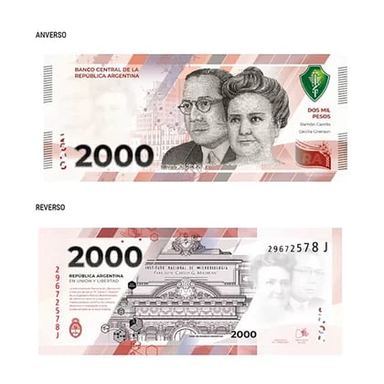 Cómo será el nuevo billete de $2000