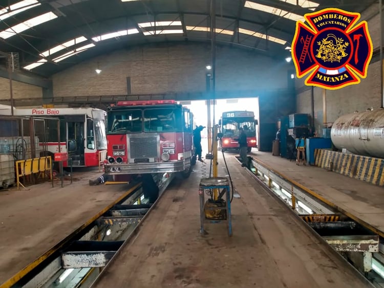 El cuartel central de los Bomberos Voluntarios de La Matanza 