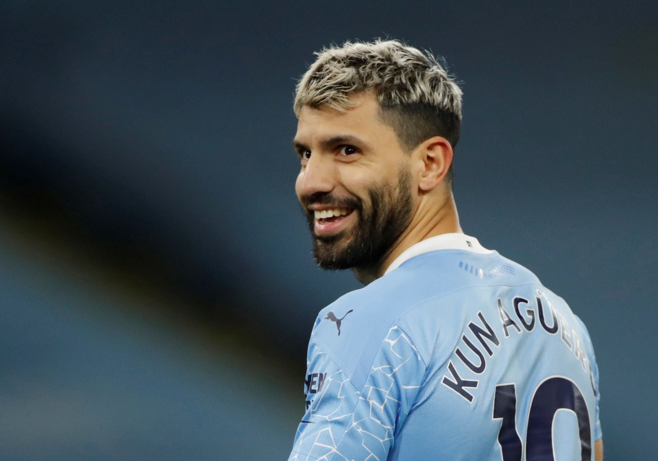 Agüero termina su contrato con el Manchester City en junio (Reuters)