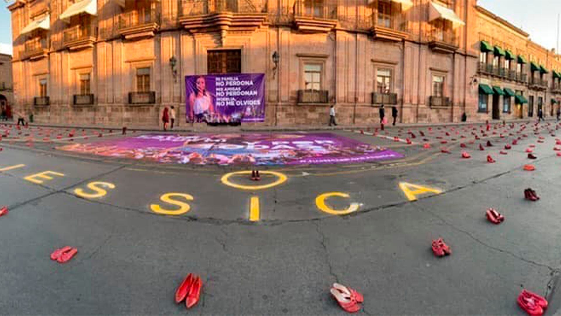 protesta feminicidio Jessica gonzalez Villaseñor (Foto: Facebook@Jimena Villicaña)