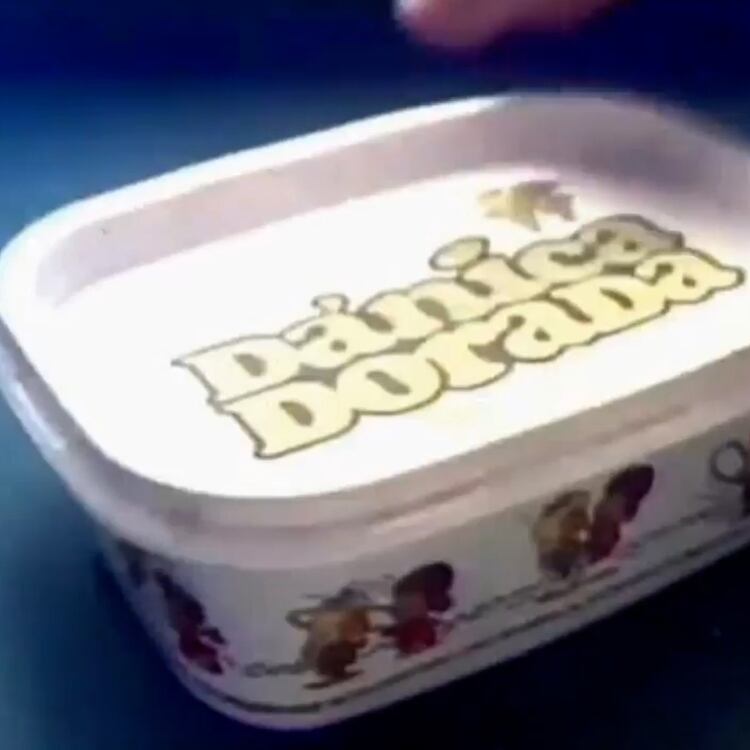 El clásico pote de margarina que se hizo popular en la década del '60 