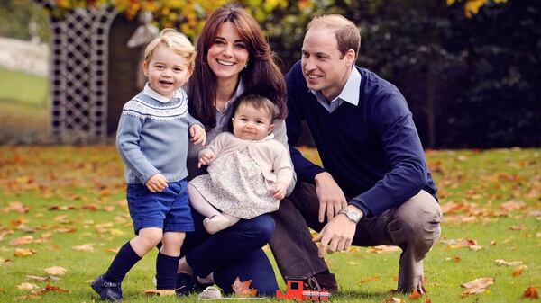 Kate Middleton y el prÃ­ncipe William junto a sus hijos, George y Charlotte