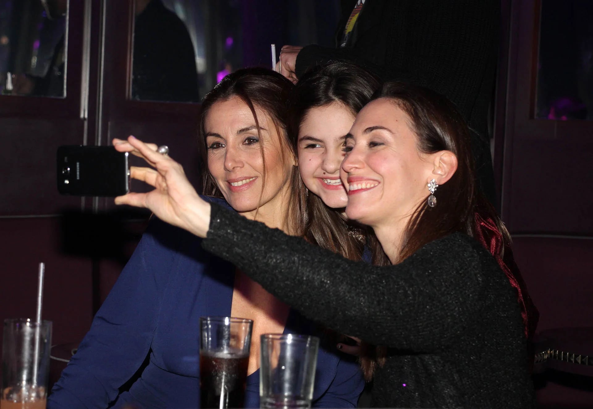 La selfie de Viviana Saccone, Guadalupe Manent y Malena solda