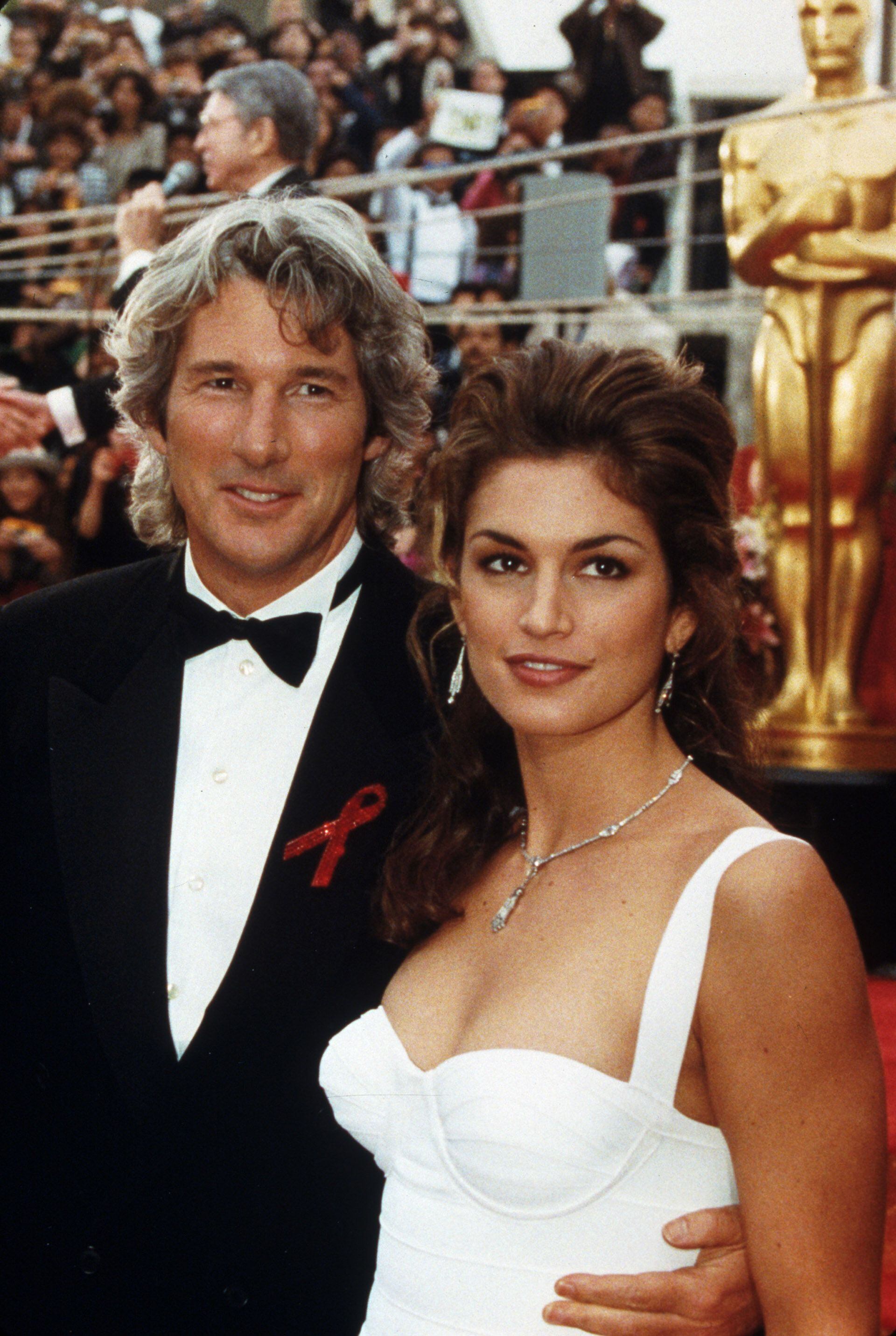 Richard Gere con Cindy Crawford (Shutterstock)
