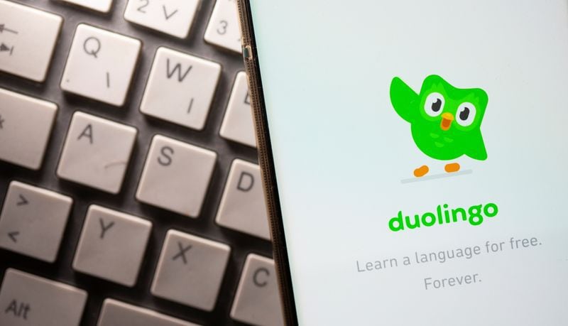 Duolingo. (foto: REUTERS/Dado Ruvic)