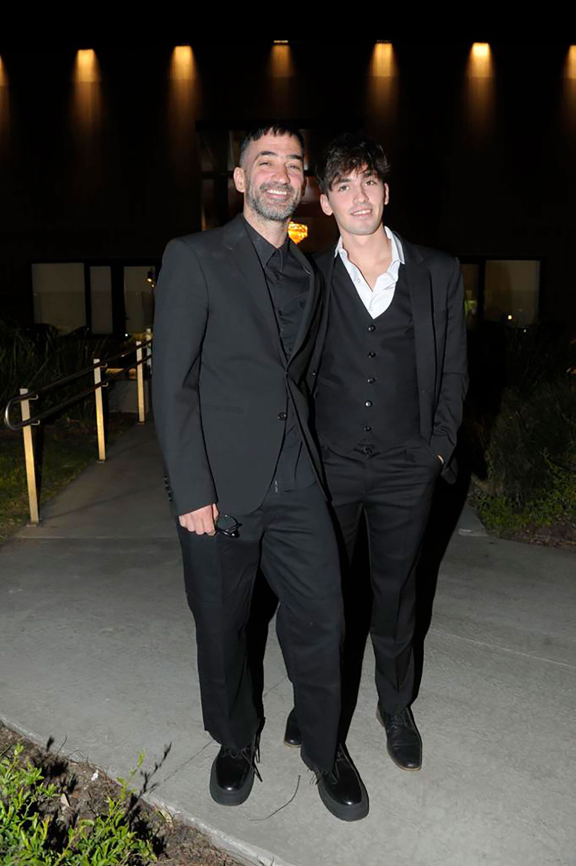 Ramiro Otero con su hijo mayor, Tom&aacute;s