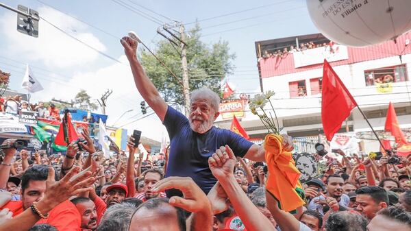 Lula antes de ingresar a prisiÃ³n. (Ricardo Stuckert)