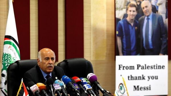 El presidente de la FederaciÃ³n de FÃºtbol de Palestina fue sancionado