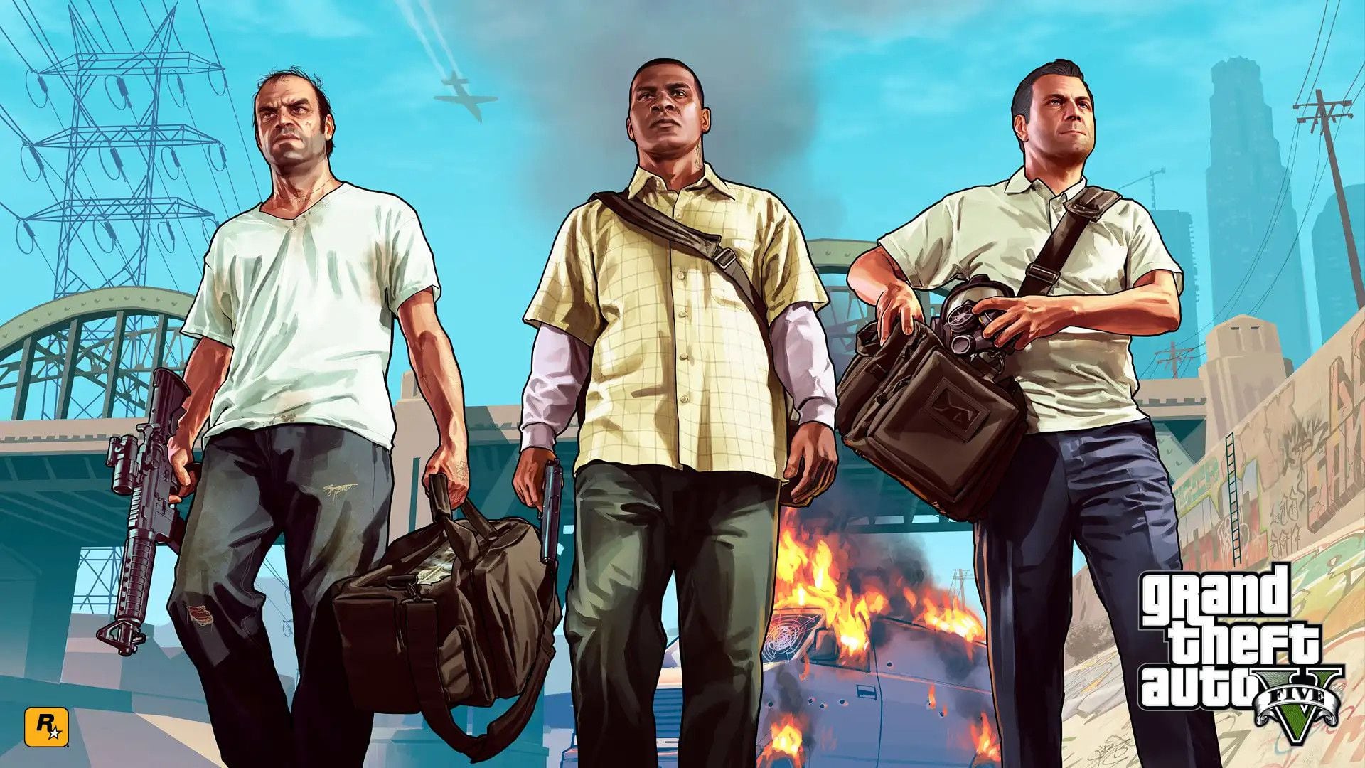 Grand Theft Auto V, de Rockstar Games.