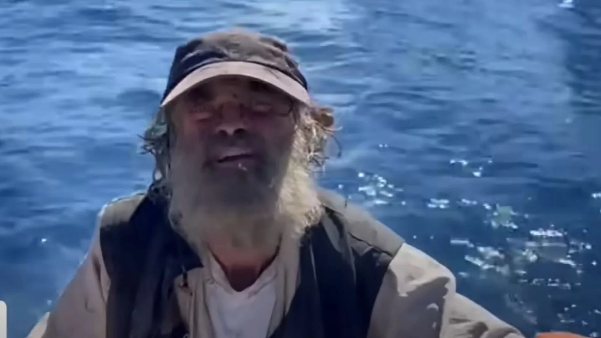 El marinero permaneció por más de dos meses perdido en el Océano Pacífico (Captura de pantalla/9 News)