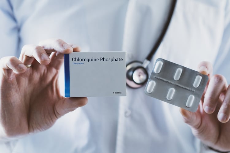 El fosfato de Cloroquina se utiliza para la malaria (Shutterstock)