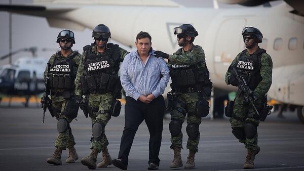 Omar Trevino, el Z-42,  otro de los líderes de Los Zetas que se refugiaba en la cárcel (foto: Xinhua)