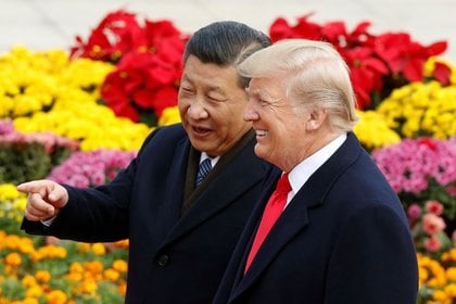 Xi Jinping recibe a su par estadoundense, Donald Trump (Reuters/archivo)
