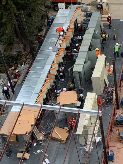 La instalación del Puesto Central de Control de Energía Emergente, registra un avance del 90% (Foto: Twitter@MetroCDMX)