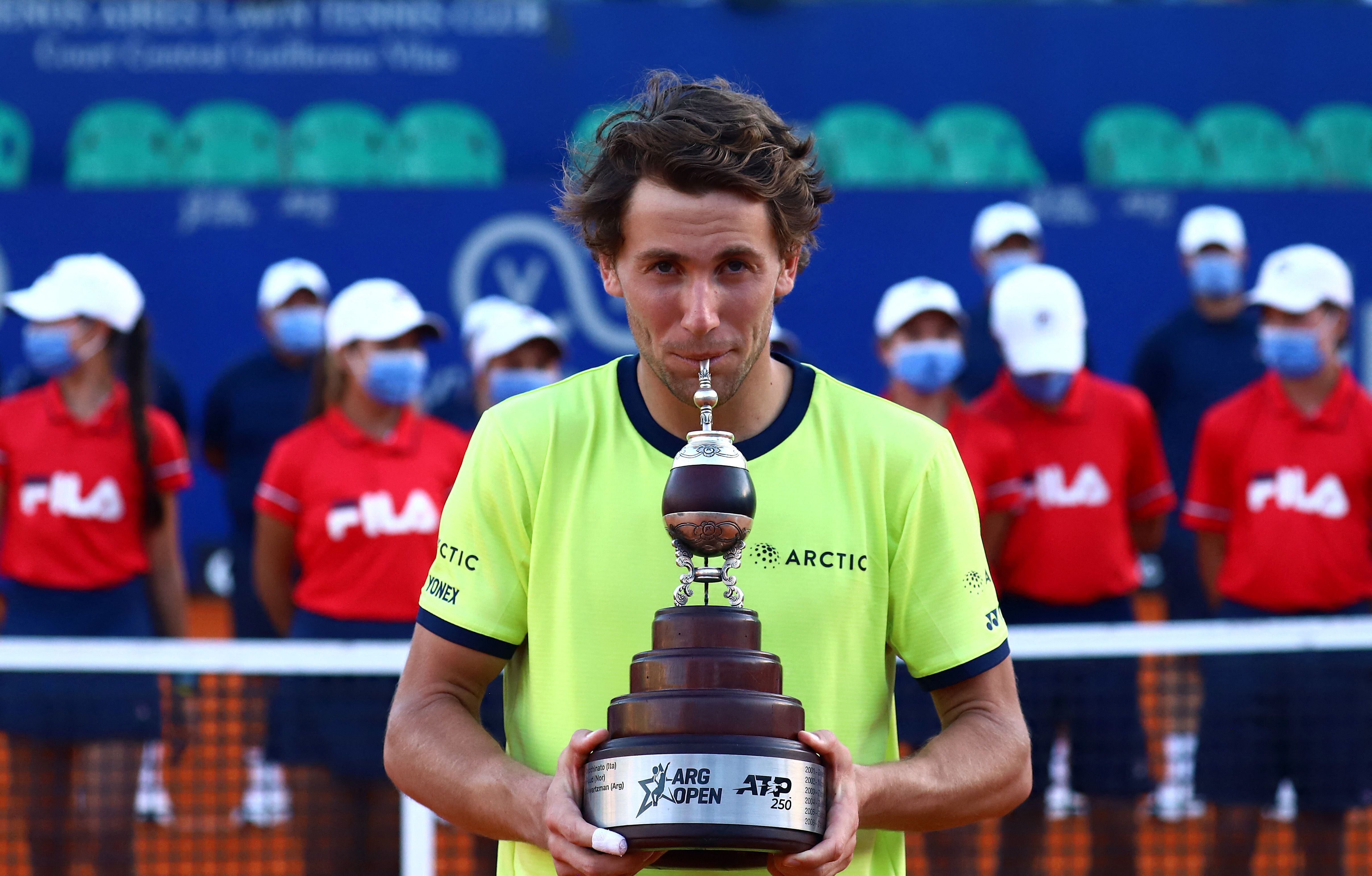 Casper Ruud fue campeón de la última edición del ATP de Buenos Aires (Foto: REUTERS)