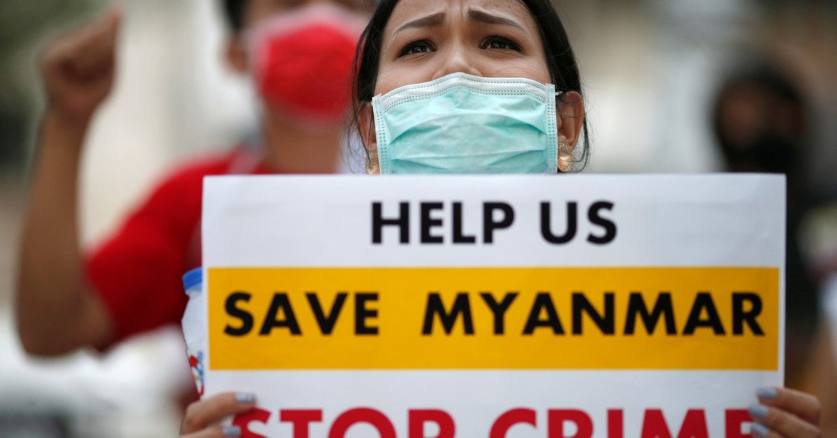 The United Kingdom and Canada sanction Myanmar’s general “for grave violations of human rights” through the Gulf of Estado