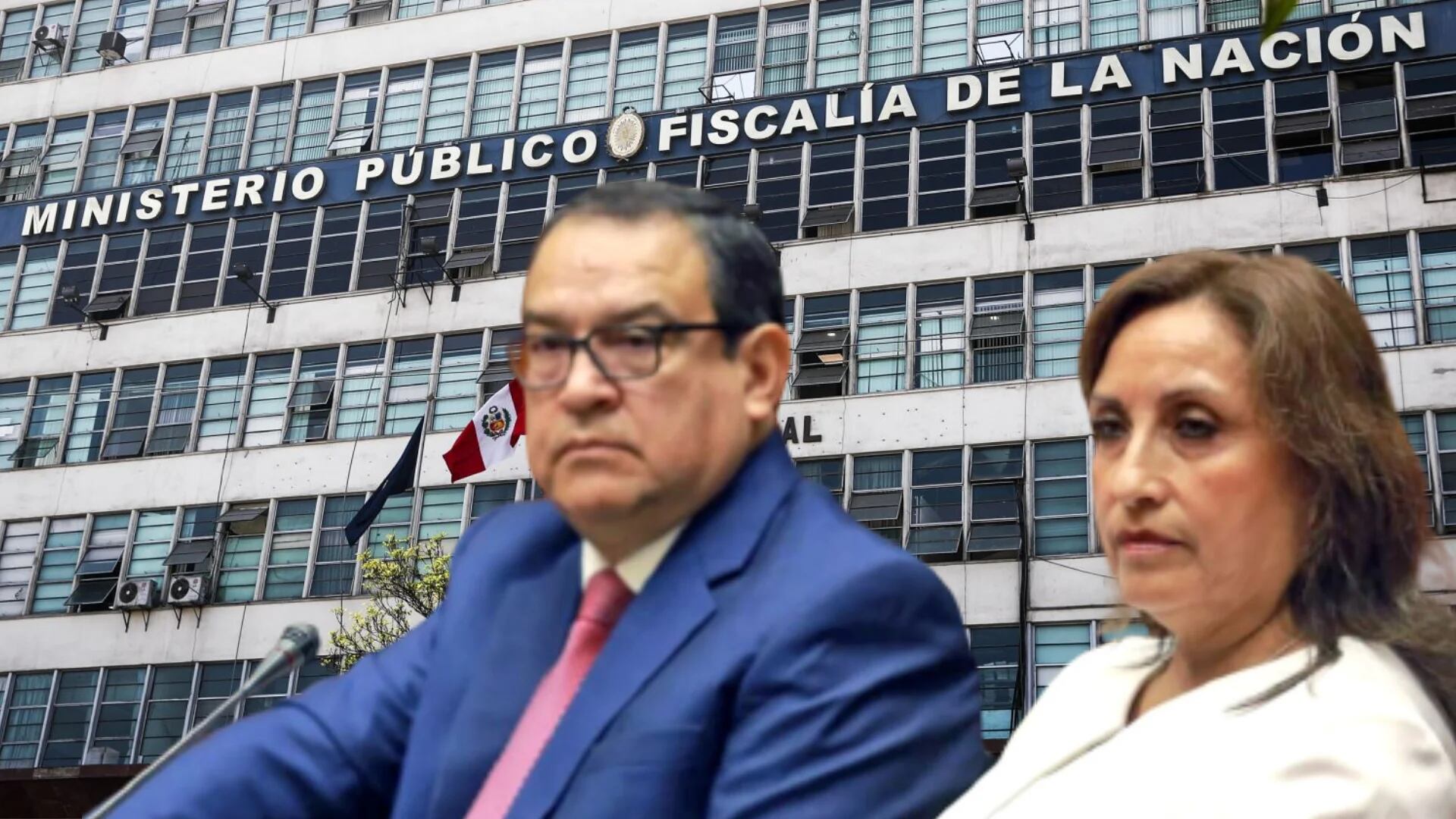 Dina Boluarte y Alberto Otárola asistieron a la sede de la Fiscalía de la Nación para responder por las muertes en las protestas en Perú| Composición Infobae
