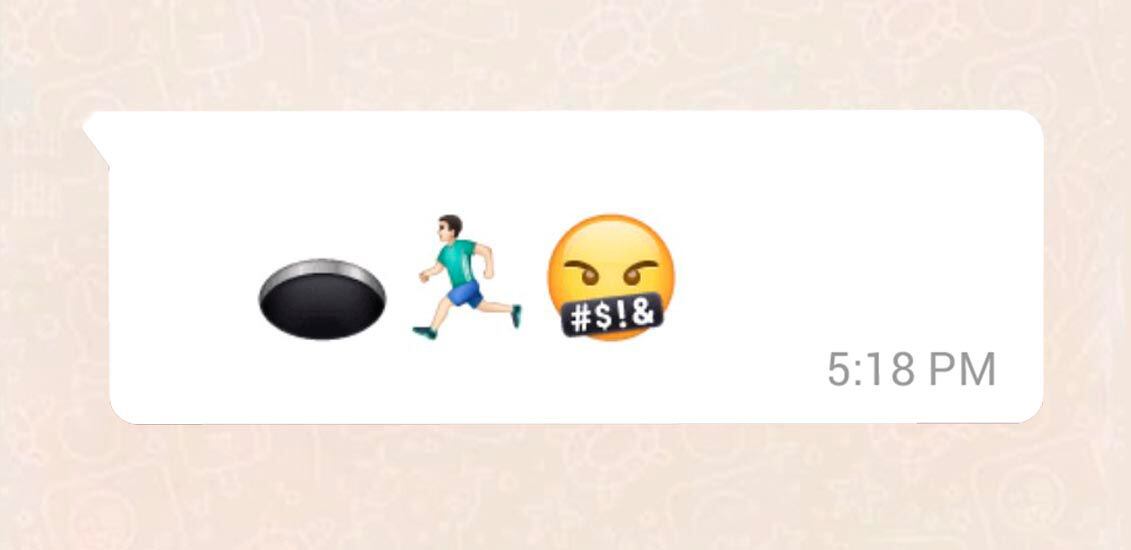 La respuesta emoji de Ritondo