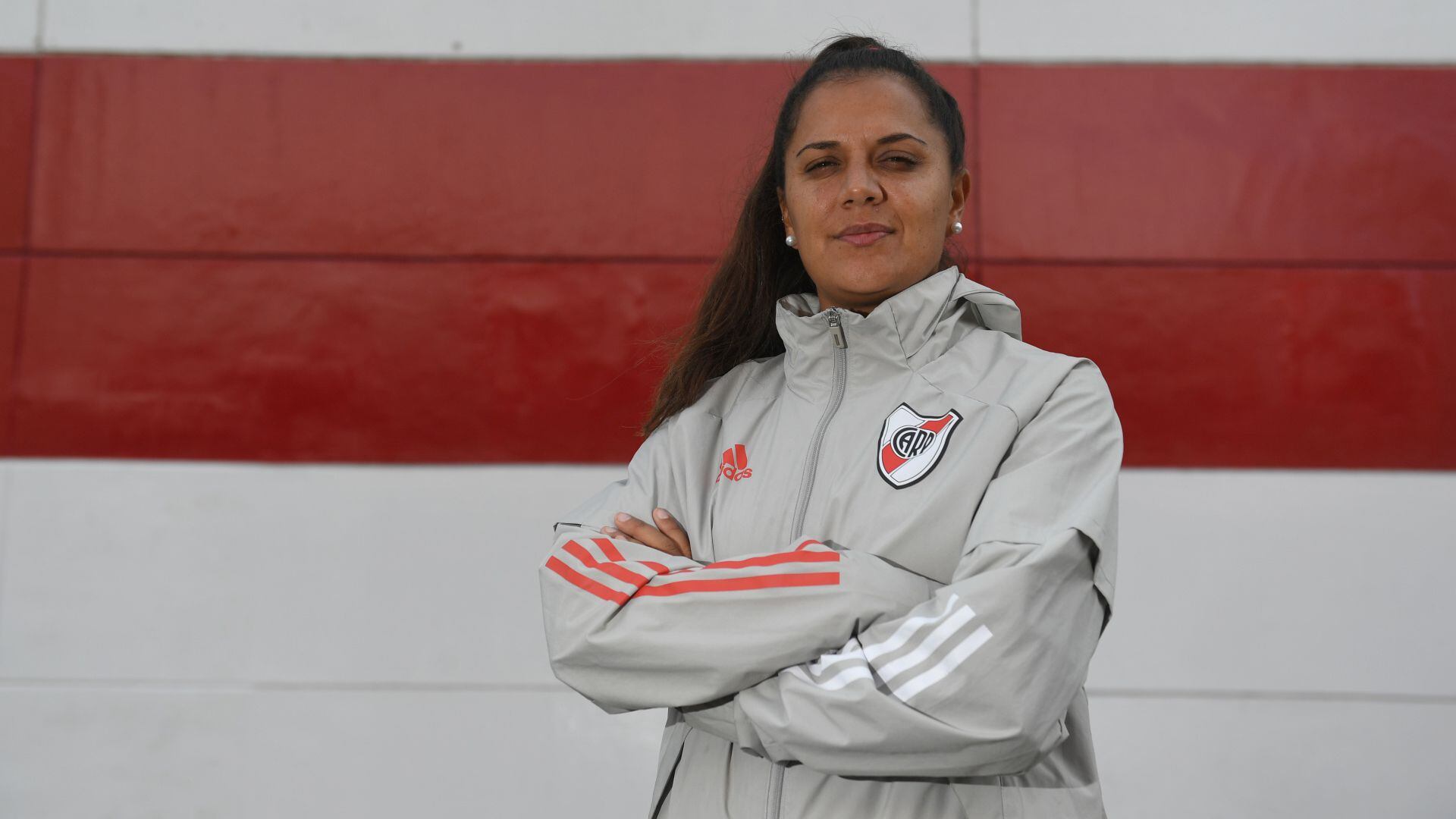 Entrenadora Daniela Díaz Equipo femenino River - Maximiliano Luna