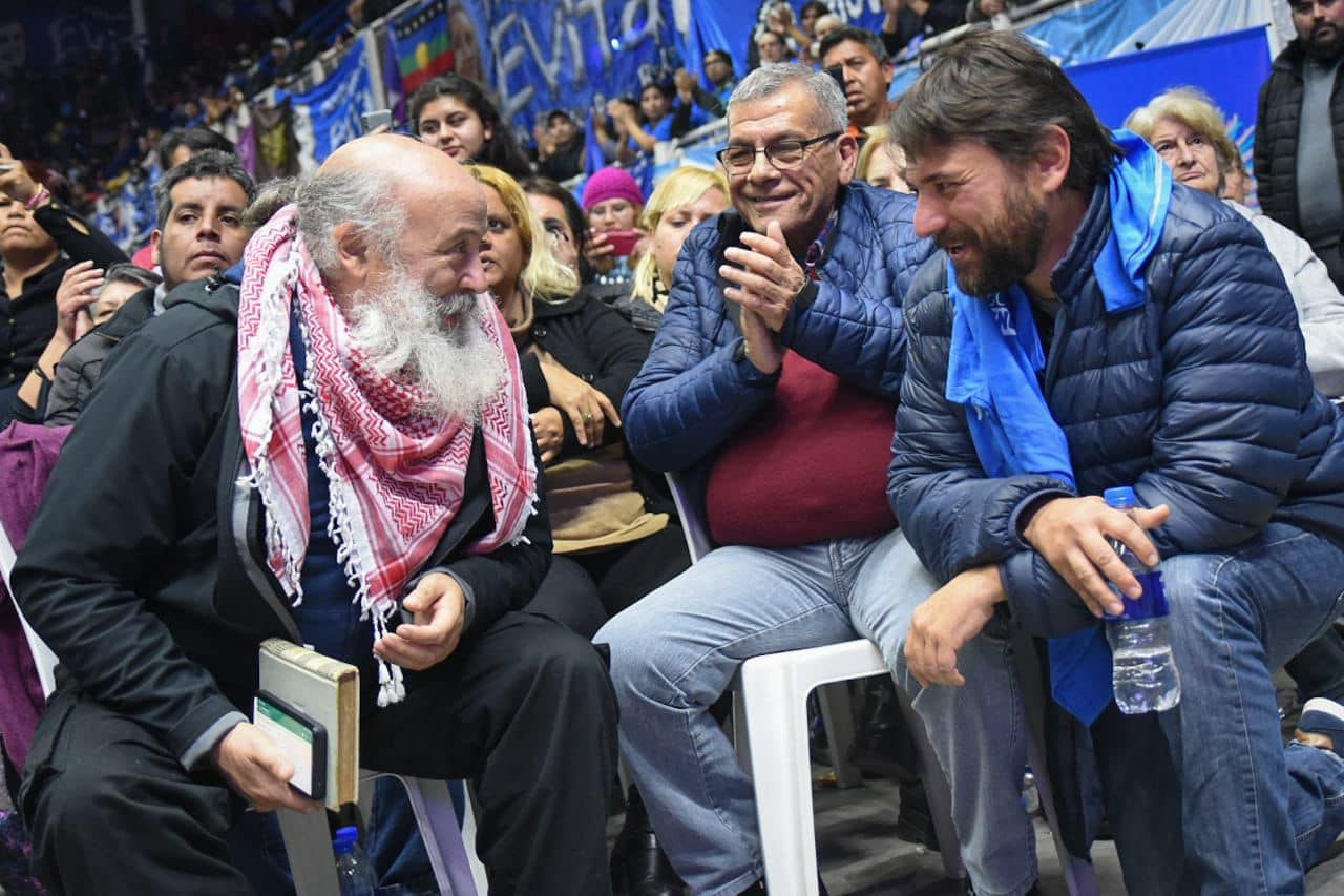 Juan Grabois, Emilio Pérsico y Juan Carlos Alderete, tres de los dirigentes sociales que opinan que el ministro de Economía es el mejor candidato para liderar el país los próximos cuatro años