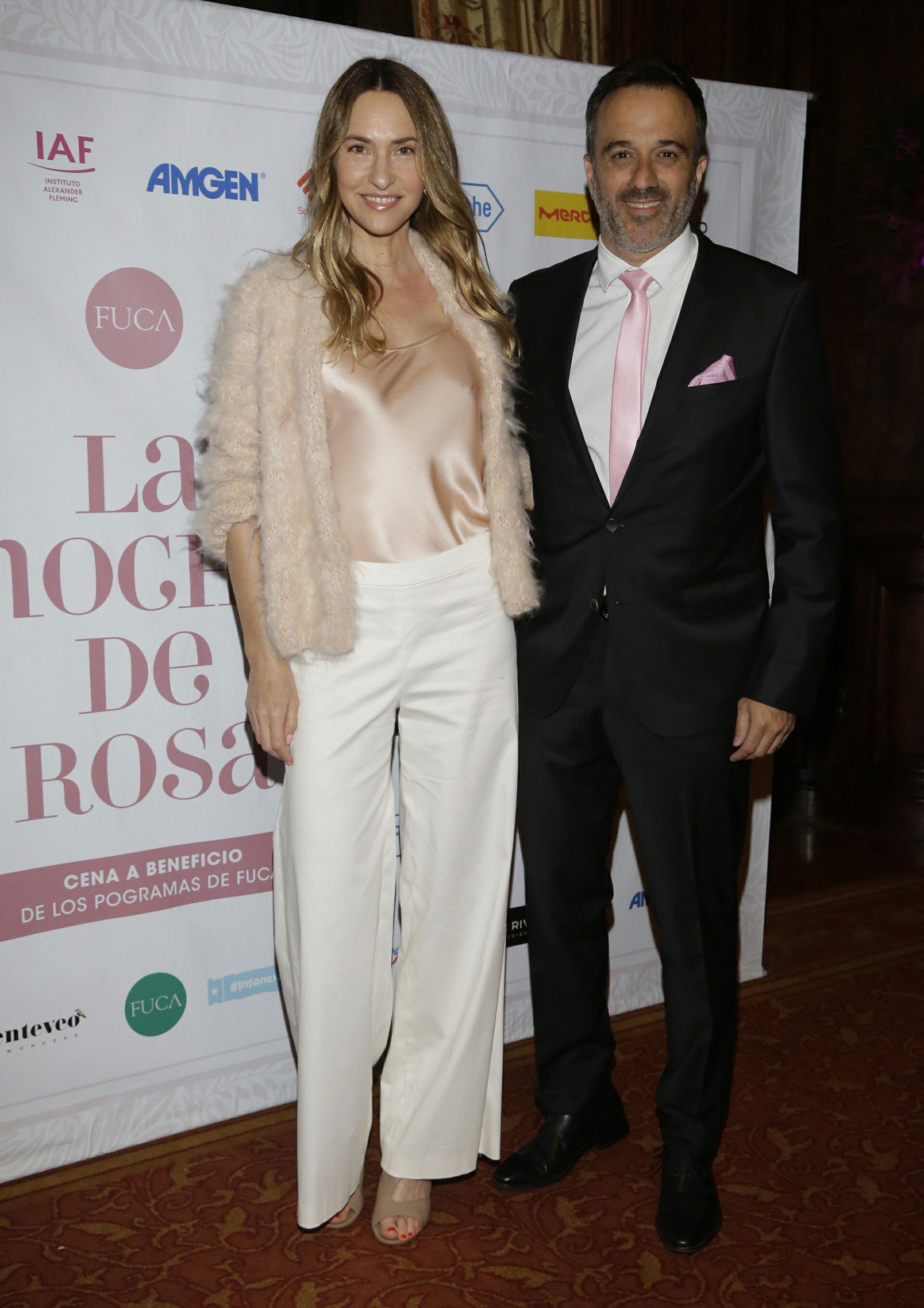 Andrea Bursten y Damián Schuchner. En esta oportunidad, todo lo recaudado en la gala de FUCA será destinado, prioritariamente, a sus programas de investigación en cáncer y al fondo de becas para la especialización médica en oncología