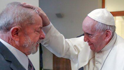 Lula da Silva y el papa Francisco, reunidos en el Vaticano