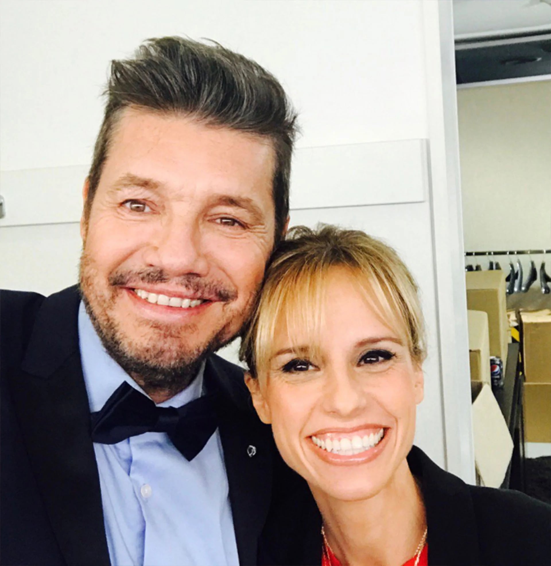 Marcelo Tinelli y Mariana Fabbiani