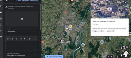 Google Earth nos permite crear proyectos interactivos.
