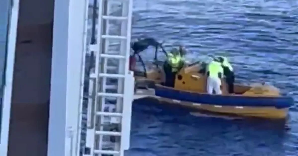 A passenger has died after leaping off the world’s largest ferry