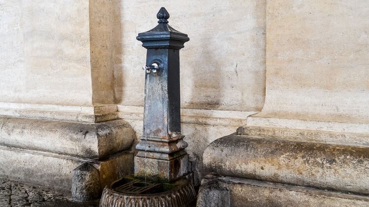 Está prohibido tocar con la boca las canillas de los bebederos públicos de Roma, conocidas como “nasoni” (Shutterstock)
