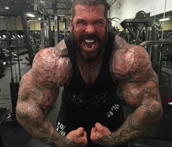 Rich Piana, fisicoculturista muerto, reconoció el uso de esteroides