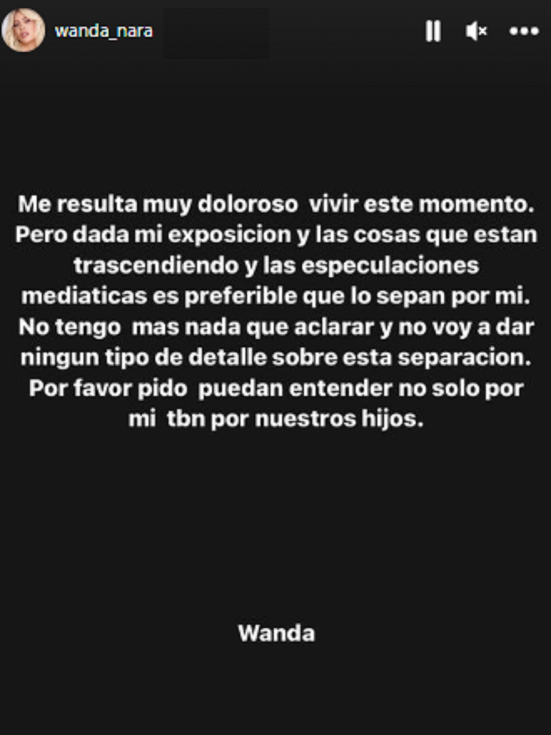Separación de Wanda