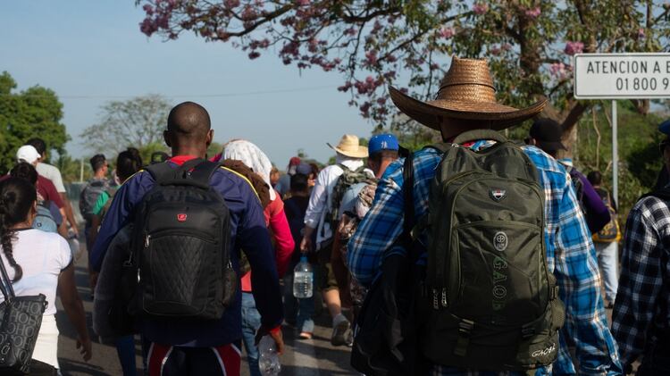 Desde finales del año pasado, miles de hondureños salieron de su país debido a la violencia y crisis económica que se vive ahí (Foto: Cuartoscuro)