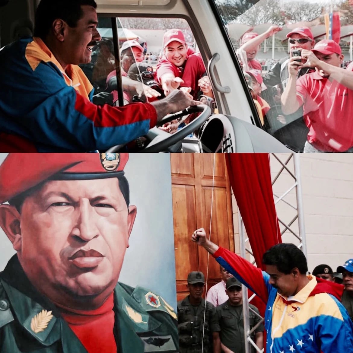 Irónicamente, Nicolás Maduro ganó en parte el apoyo popular al momento de suceder a Hugo Chávez en 2013 debido al hecho de que representaba al “hombre del pueblo”, gracias a su pasado como conductor de buses