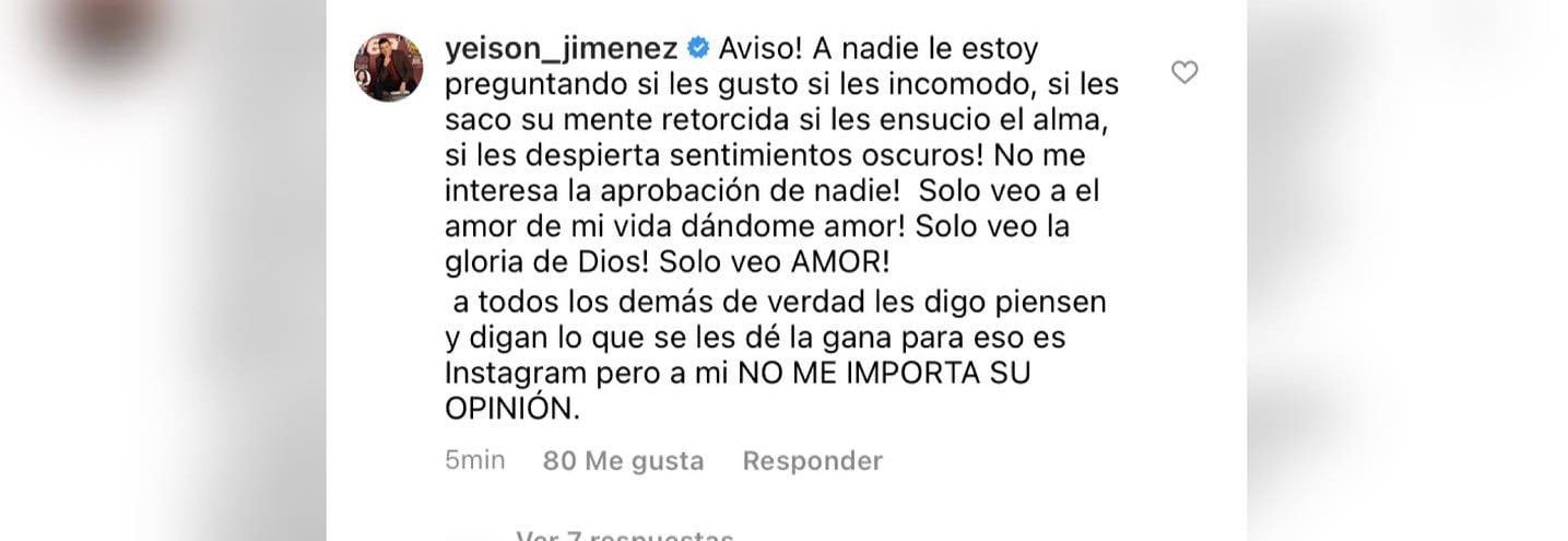 Yeison Jiménez / Instagram