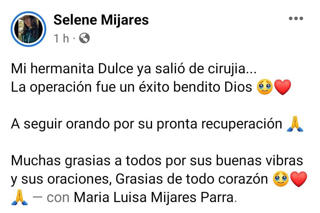 Familiares de la Reina de Belleza 2022 de Guadalupe, Chihuahua, actualizaron el estado de salud tras ser víctima de un ataque armado. (Captura)
